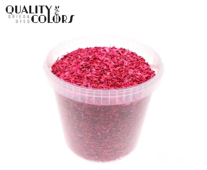 Wood chips 10 ltr bucket Cerise