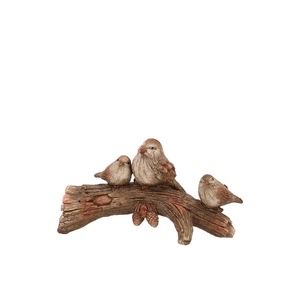 Wonderland Scottish Brown Birds Ass 13x8x22cm