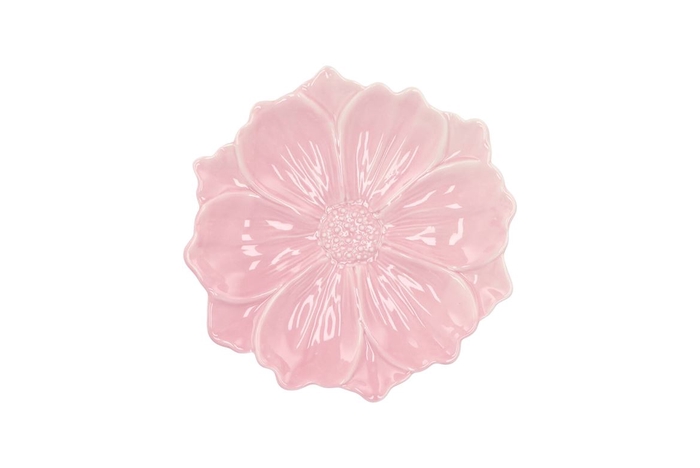 Bloom Cosmea Plate Light Pink 18x18x4cm