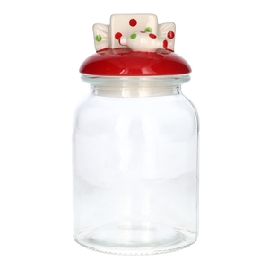 Storage jar Jelly1 d10.9xh19.7 red