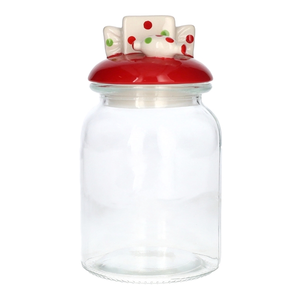 <h4>Storage jar Jelly1 d10.9xh19.7 red</h4>