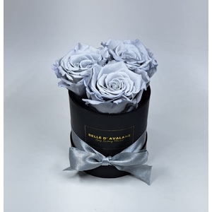 Box rd 10cm zwart-lgrijs