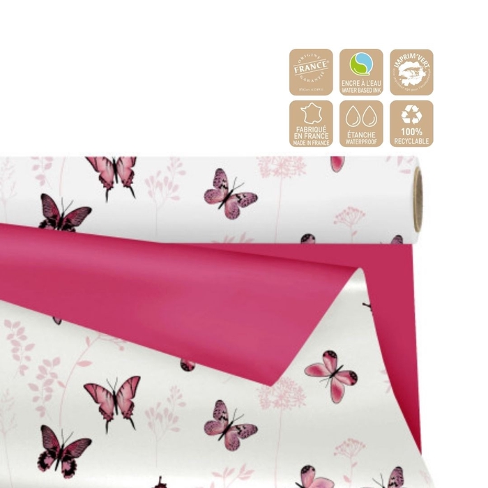 Rol  80cm  25m Duo Mat Floraison
