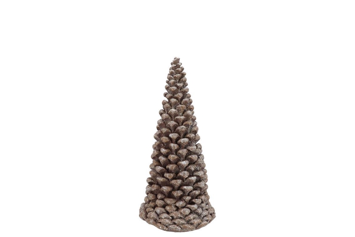 <h4>Xavi Brown Xmas Tree 7x6x13cm</h4>