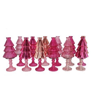 Jazz Jolly Pink Vase X-mas Tree Ass 11x28cm