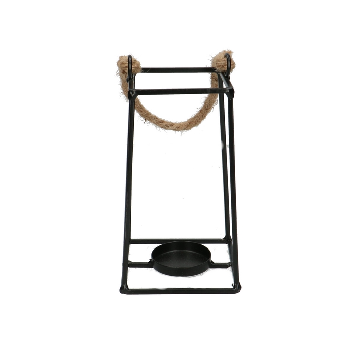 <h4>Lantern Metal+rope d08*08*17cm</h4>