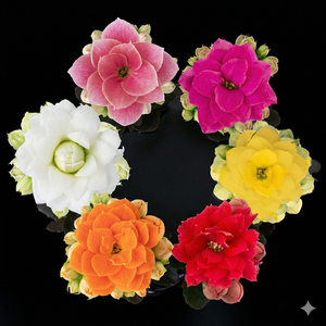 KALANCHOE BLOSSFELDIANA 'MINI' Calandiva 6 cm gemengd met hoes