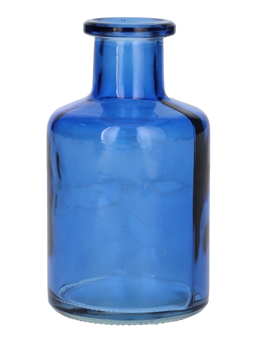 DF02-666114000 - Bottle Caro9 d3.8/6.8xh11.8 cobalt blue transparent