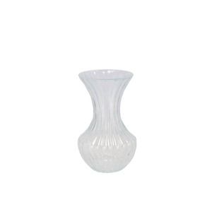 Taylor Clear Vase Cone Neck Ass 7x11cm