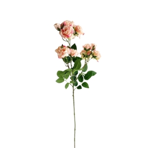 Kunstbloemen Rosa spray 65cm