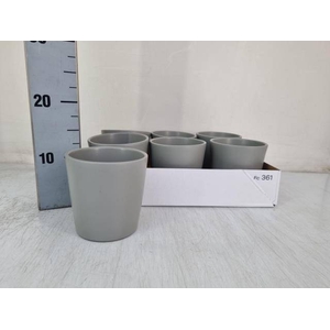 DECO POT GREY P13