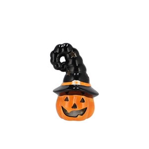 Jolie Scottish Orange Pumpkin Hat Led Light 9x8x14cm Nm
