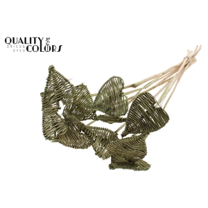 Lata Heart 8cm on stem Hat type Olive