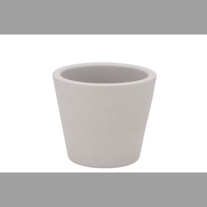 Vinci Matt Grey Container Pot 12x10cm