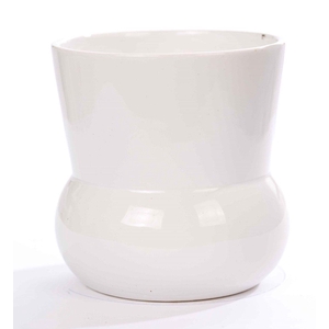 P&PURE Plant vase Maxima shiny white