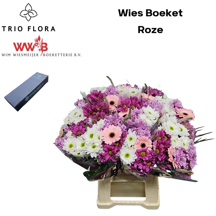 <h4>Boeket Wies L Box Roze</h4>