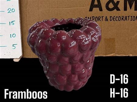 <h4>Keramiek Pot Framboos H16 D16</h4>