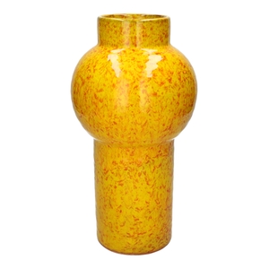 DF03-740862300 - Vase Brisa d10.5/18.5xh34.5 yellow
