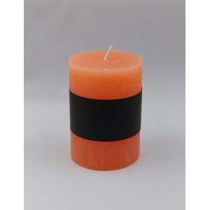 DF11-731281000 - Pillar candle Lucian d6.8xh9.5 rustic salmon