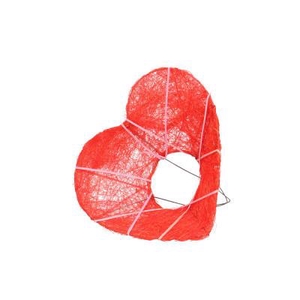 Love Bouquetholder heart sisal 25cm
