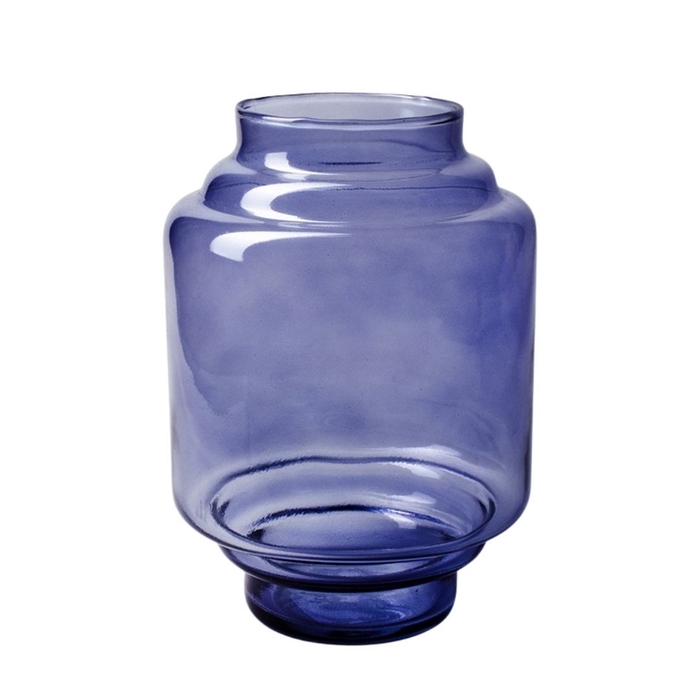 <h4>Glass vase lotus d17 25cm</h4>