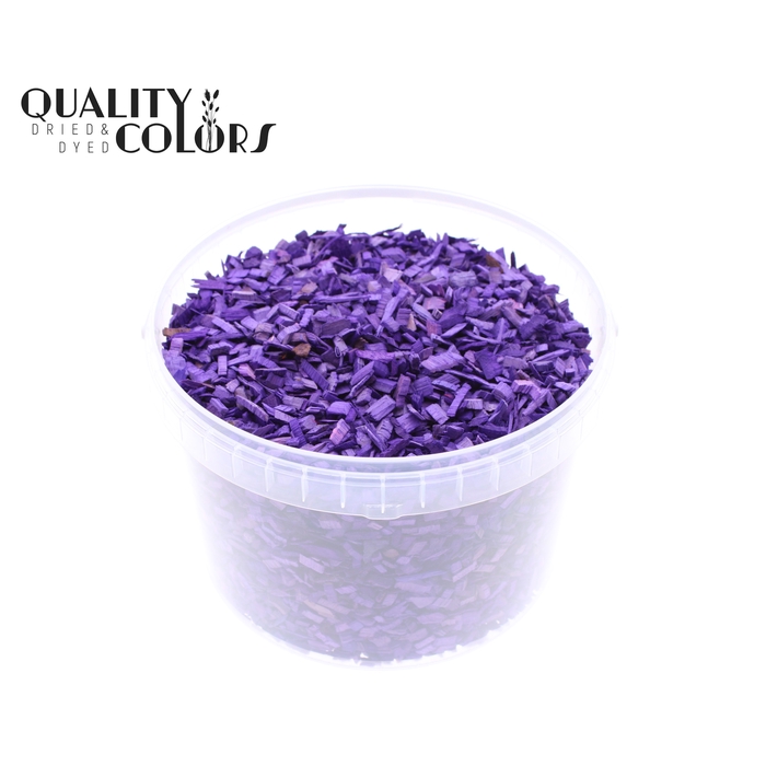 <h4>Wood chips 3 ltr bucket Purple</h4>