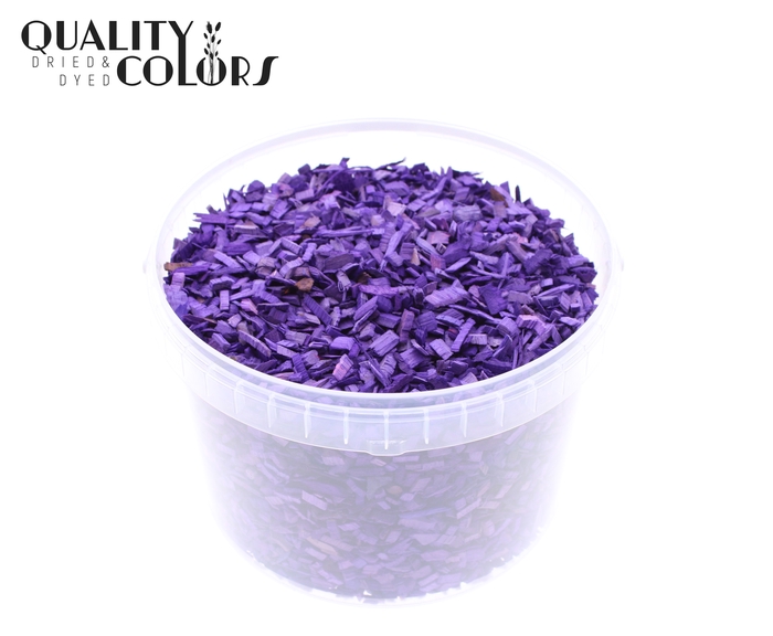 Wood chips 3 ltr bucket Purple