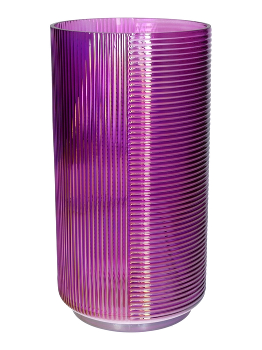 <h4>DF02-741473300 - Vase Perlina d13.5xh25.5 purple+pearl</h4>