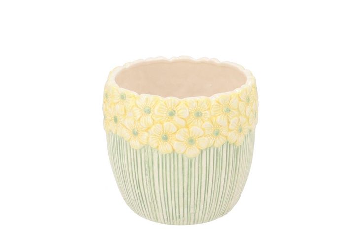 <h4>Jane Yellow Pot 10x10x9cm</h4>