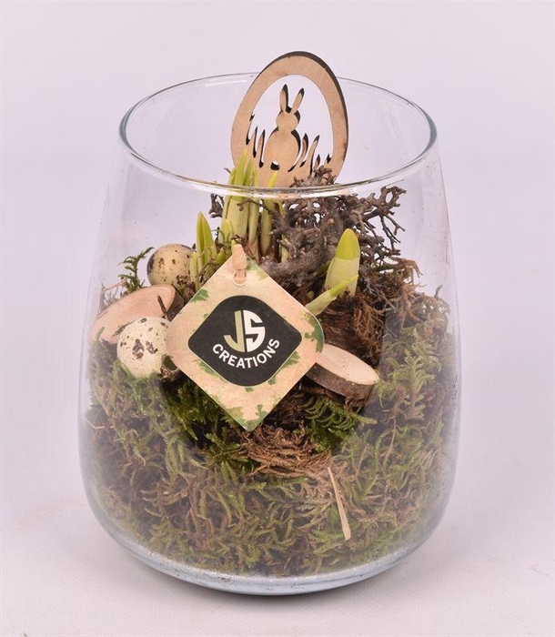 <h4>Glas vaas D12/15 hoog 17</h4>