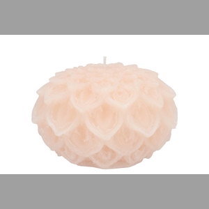 Candle Dahlia Ivory 12x8cm Nm