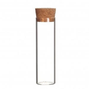Glass Tube+cork d03*10cm