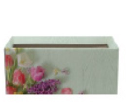 <h4>CACHEPOT DUPLO 15 MADEIRA COM FLORES  C/10un</h4>