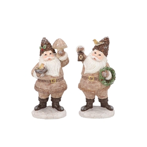 Lesly X-mas Green Santa Claus Ass 13x12x27cm