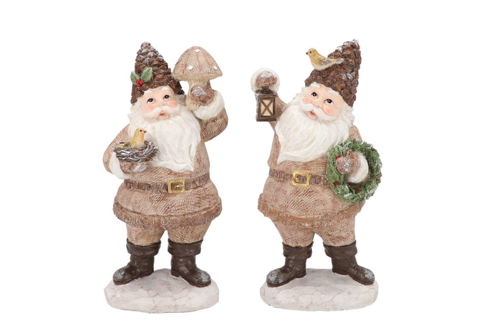 <h4>Lesly X-mas Green Santa Claus Ass 13x12x27cm</h4>