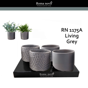 Dec Keramiek Rom 1175A  Living Grey (Ø13cm)