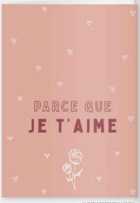 <h4>Parce que je t'aime (1126065F)</h4>