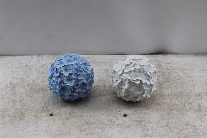 <h4>Huis En Tuin Rosa Boule White 18cm</h4>