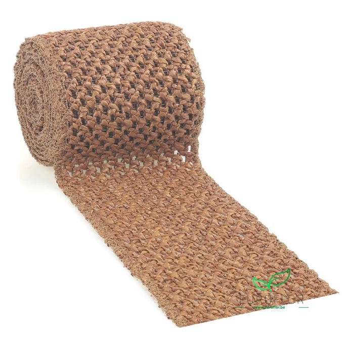 RIBBON MAURI 1,8M 8CM BRANDY