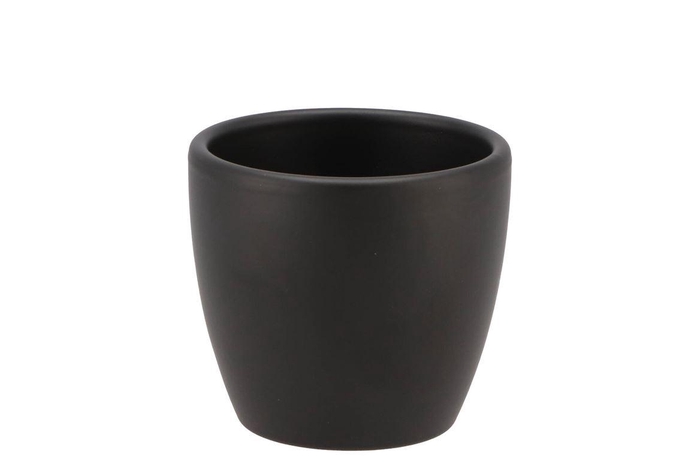 Ceramic Anthracite Matt Pot 8cm Nm