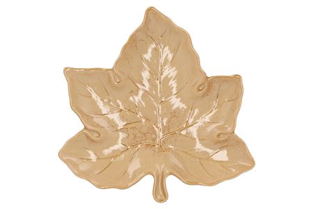 <h4>Leaf Maple Plate Warm Sand 24x24x4cm</h4>