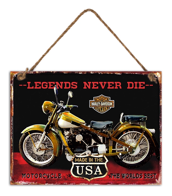 <h4>Wall Hanger Mtl Legands Never</h4>