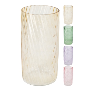 Glas Vaas d11*22.5cm