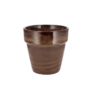 Ebbi Moss Brown Pot Glaze 17x17cm