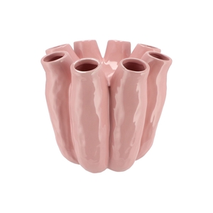 Luna Light Pink Tube Vase 28x28cm Nm
