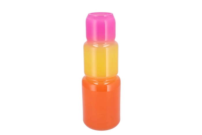 May Dutch Orange Vase Tower 12x12x35cm