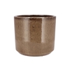 Javea Cilinder Pot Glazed Taupe 26x23cm