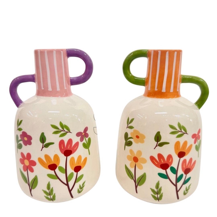 <h4>Ceramics Vaas flower d10*17.5cm</h4>