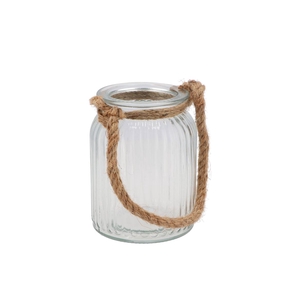 Glass Rope Ribbed 11x15cm