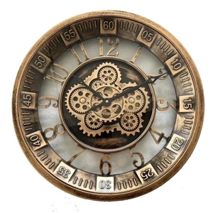 Clock Gear Ø46cm Copper 88